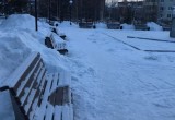 Уборка снега в Нягани. ФОТО