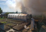 Предварительная причина пожара на ул. Хвойной - нарушение правил эксплуатации печей. ФОТО