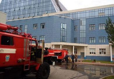В Сургуте произошёл пожар в здании Университета
