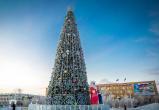 В Ханты-Мансийске устанавливают главную новогоднюю елку Югры