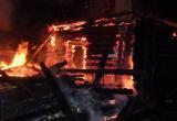 На улице Набережная в Нягани произошёл пожар