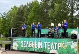 «Творческий десант» 4 ПСО г. Нягани выступил на площадке «Зелёный театр». ФОТО