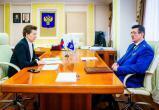 Заместитель Генпрокурора РФ Сергей Зайцев провел рабочую встречу с губернатором Натальей Комаровой