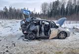 В Ханты-Мансийском районе в ДТП погиб водитель иномарки. ФОТО