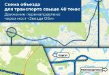 В районе Сургута меняется схема движения для большегрузного транспорта
