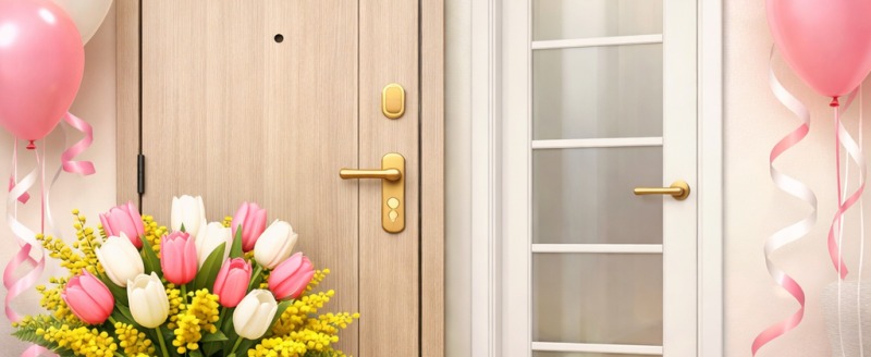 ЛИНИЯ ДВЕРЕЙ: 8 марта первому клиенту магазина - подарок!