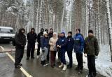 Городской парк Нягани привели в порядок после метели и сильного ветра