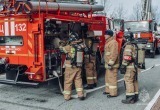 В Пыть-Яхе на пожаре в многоквартирном доме погибла женщина. ВИДЕО