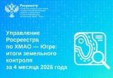 Управление Росреестра по ХМАО - Югре: итоги земельного контроля за 4 месяца 2026 года