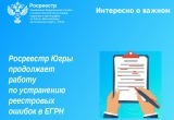 Росреестр Югры планирует в этом году устранить ещё 6 722 реестровые ошибки в ЕГРН