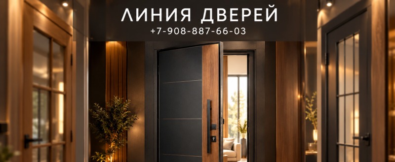 ЛИНИЯ ДВЕРЕЙ: двери, которые делают дом тёплым и уютным