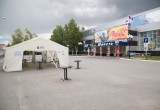 В Нягани развёрнуты 27 уличных шатров для голосования по поправкам в Конституцию. ФОТО