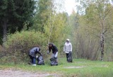 Няганцы очистили от мусора прибрежную зону реки Нягань-Юган. ФОТО
