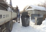 "Югра-Экология" поставила в Нягань 244 новых контейнеров для хранения ТБО. ФОТО