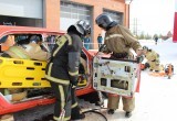 В Нягани прошли соревнования по проведению аварийно-спасательных работ при ликвидации ЧС на автотранспорте. ФОТО