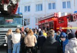 В Нягани в честь Дня рождения пожарной лестницы прошли мероприятия в школе №6. ФОТО