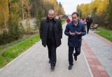 В Нягани с рабочим визитом побывал заместитель губернатора Югры Евгений Адамов. ФОТО