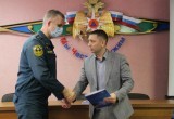 Пожарным-спасателям Нягани вручили благодарности от Главы города. ФОТО