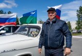 В Нягани состоялся автопробег «Вперед Россия!». ФОТО