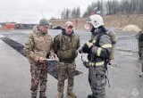 На учебно-тренировочном полигоне в няганском Центре "Патриот" прошли масштабные пожарные учения. ФОТО