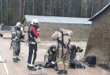 На учебно-тренировочном полигоне в няганском Центре "Патриот" прошли масштабные пожарные учения. ФОТО