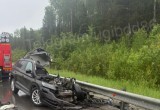 Сегодня произошло ДТП на автодороге «Иртыш» в Ханты-Мансийском районе. ФОТО