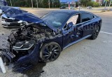 На перекрёстке Сургута произошло ДТП с тремя автомобилями