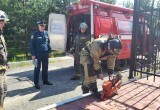 В Приобье прошли учения на территории речпорта. ФОТО