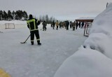 В 4 ПСО прошли соревнования по хоккею на валенках в память о командире отделения 130 ПСЧ