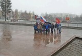 По Нягани прошла автоколонна со знаменем Победы. ФОТО