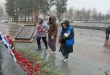 По Нягани прошла автоколонна со знаменем Победы. ФОТО