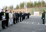 Герой России Рустам Сайфуллин открыл новое модульное сооружение на Учебно‑тренировочном полигоне в Нягани. ФОТО
